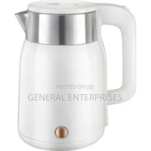 Electric Kettle With a Stainless Steel Accent Band .