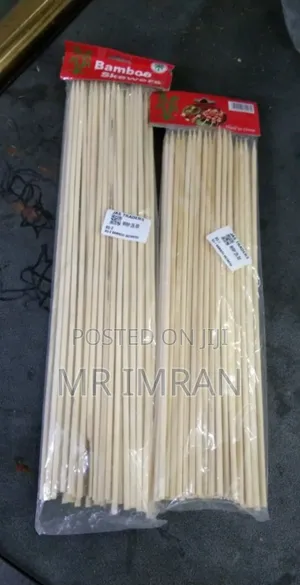 Big Bamboo Skewers, Also Known as Bamboo Dowel Rods or Sticks