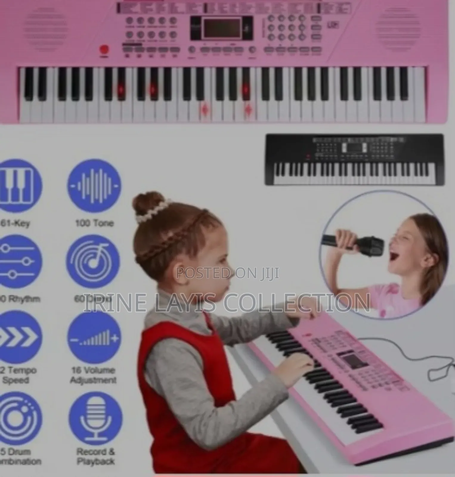 Kid's Generic 61-key Electronic Keyboard.