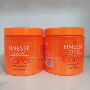 Finesse Glow Carrot Whitening Face Body Cream.