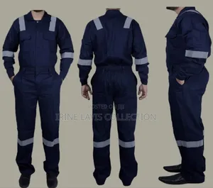 Long Sleeved Industrial Reflective Safety Overall Workwear.