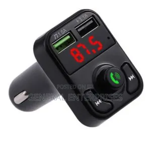 Bluetooth Fm Transmitter and Car Charger.