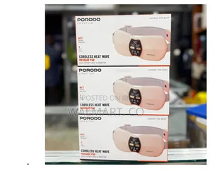 Porodo Dual Wireless Massage Pillow With Heat and Vibration Therapy