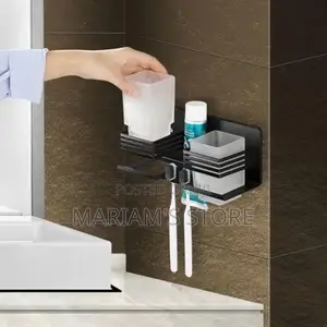Wall Mount Double Toothbrush Holder