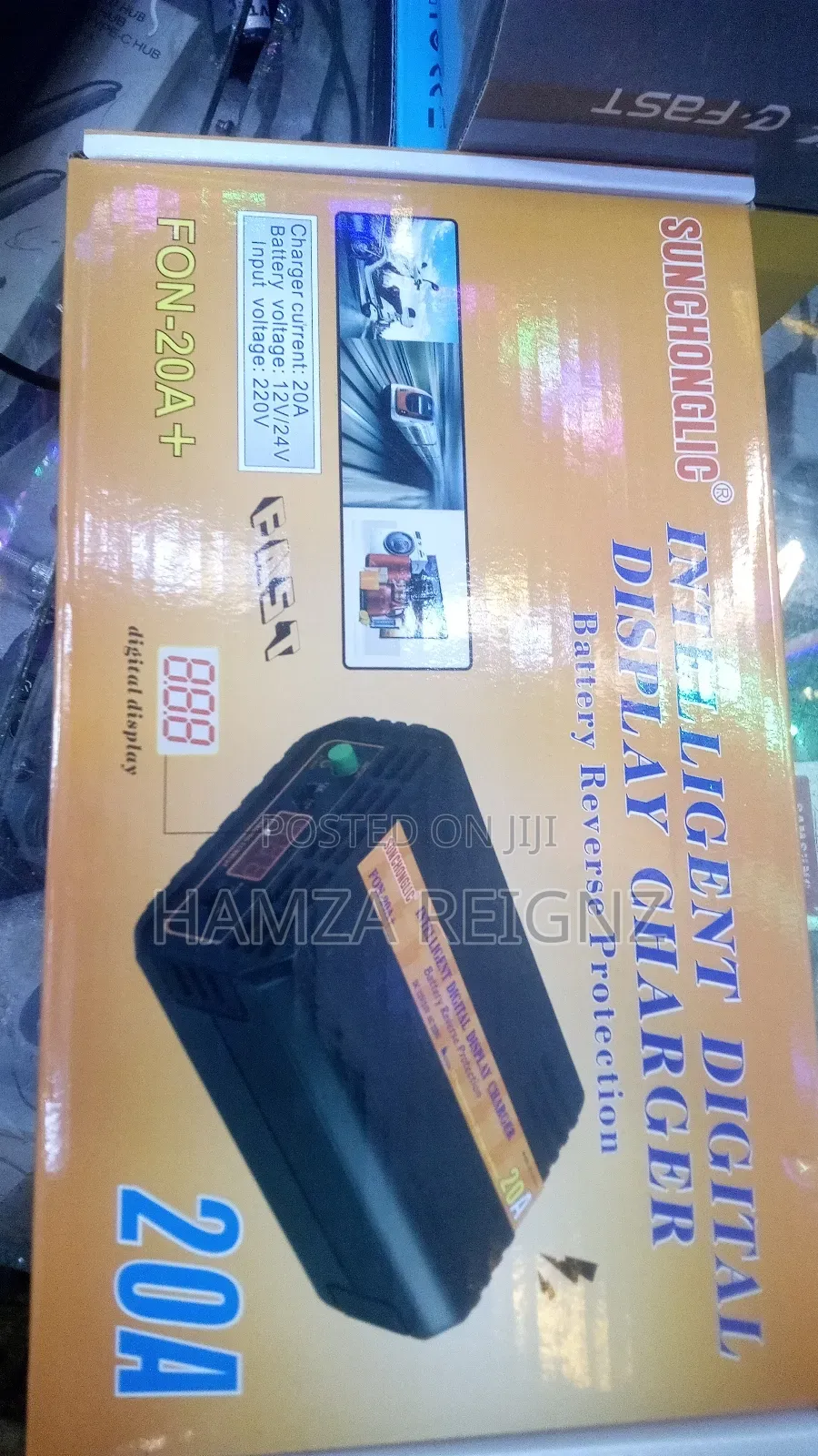 Intelligent Digital Display Battery Charger 20a