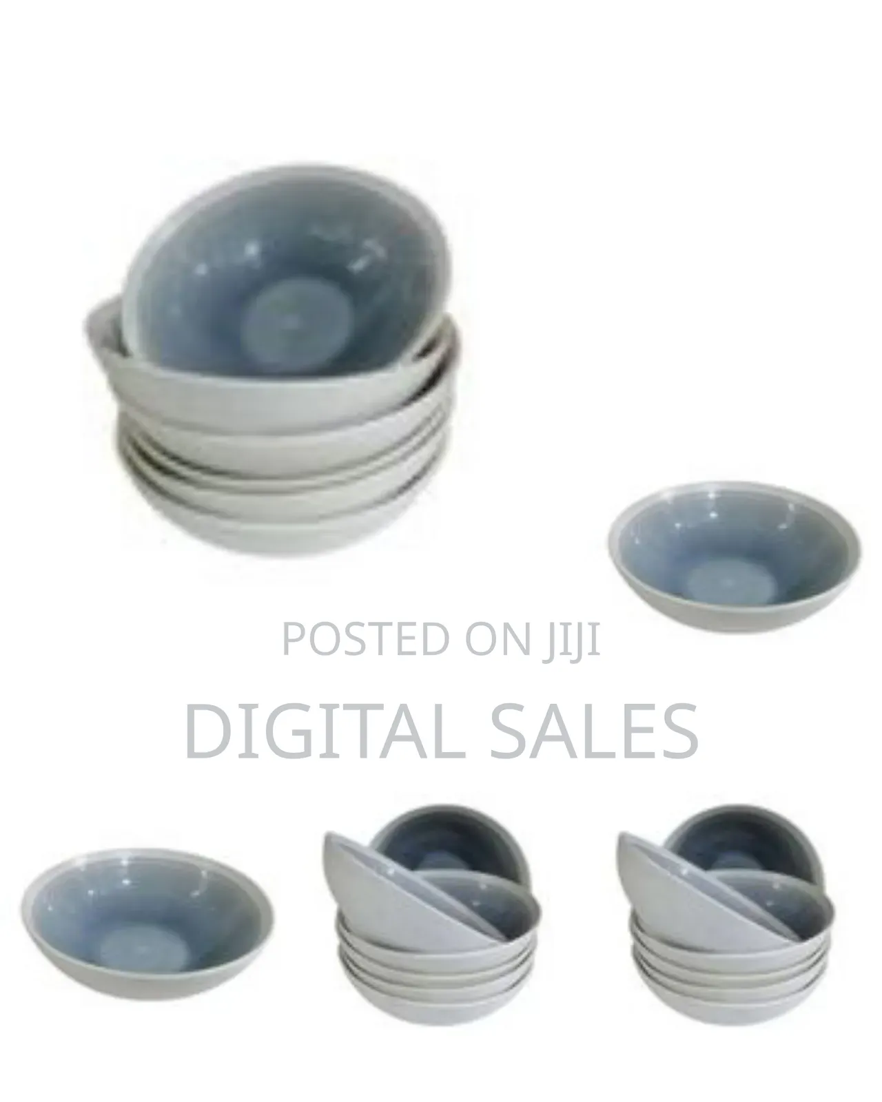 Ceramic Serving Bowls (Set of 6)