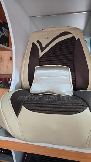 Synthetic Universal Car Seat Covers ( Cream)