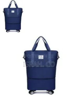 Versatile Expandable Rolling Tote Bag - Multicolor