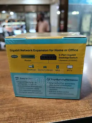 5-Port 10/100/1000mbps Desktop Network Switch