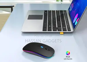 Bluetooth Wireless Mouse Rechargeable Led Lights Mouse