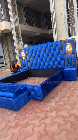 6x6 Bed in Blue Color