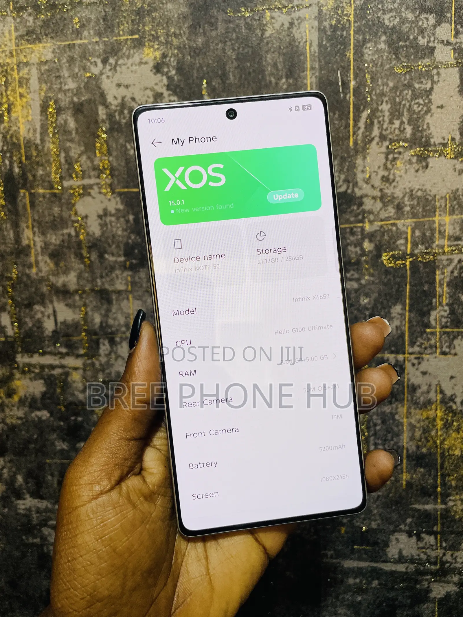 Infinix Note 50 4G 256 GB Gray