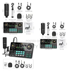 Maono Podcast Equipment Bundle Audio Mixer All-in-One Podcast