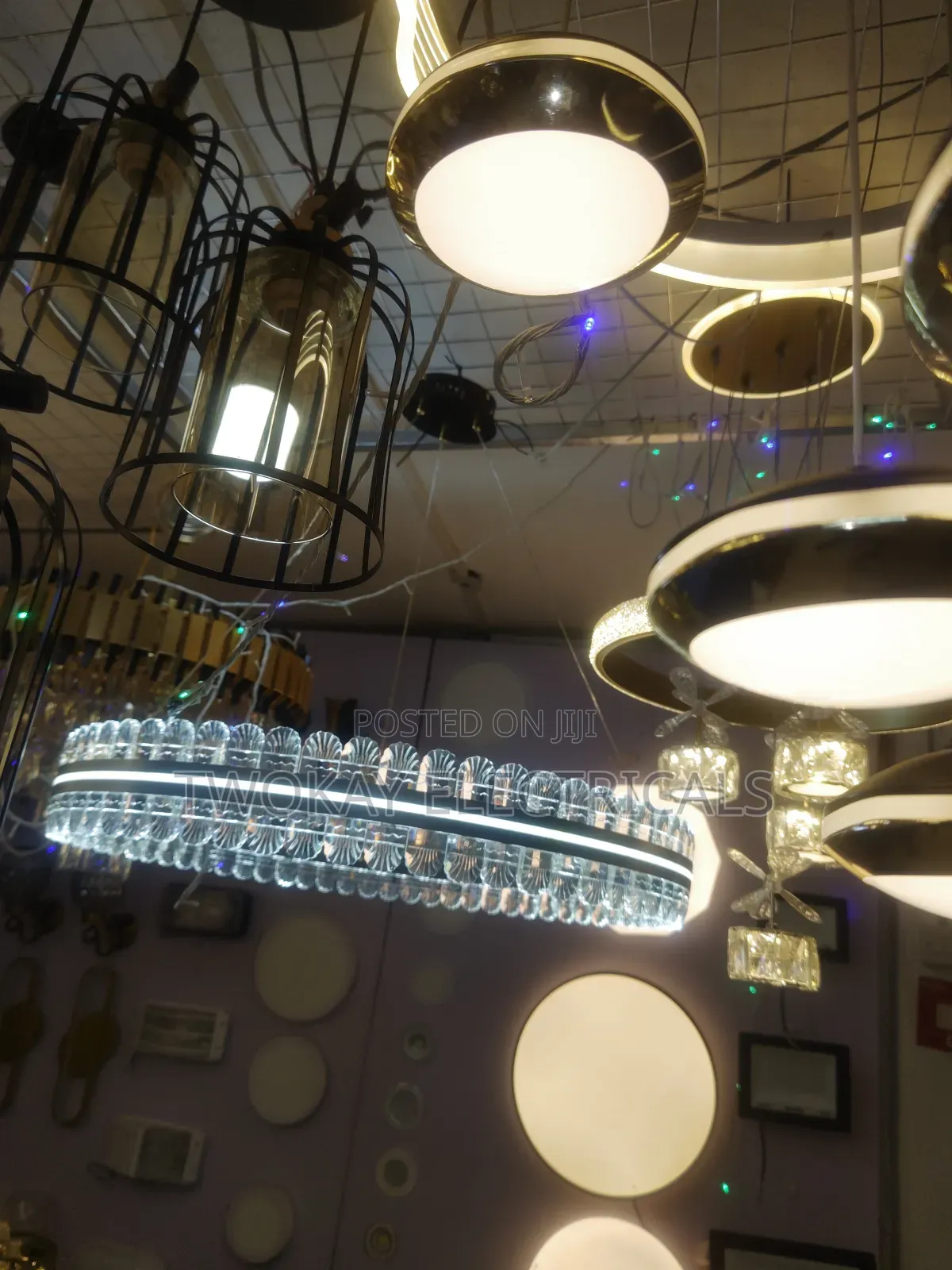 Led Crystal Chandelier Pendant Light