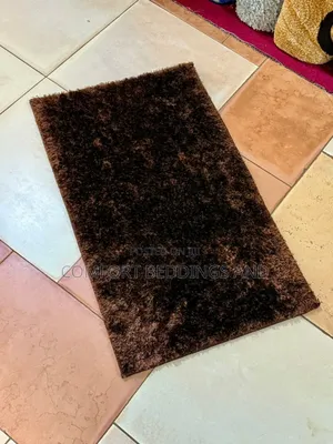 Shaggy Door Mats Coffee Brown