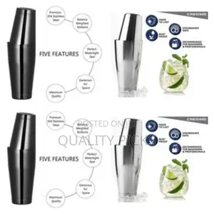 Professional Boston Cocktail Shaker Set - Multicolor
