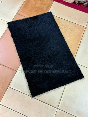 Shaggy Door Mats Black