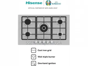 Hisense Built-in Gas Hob 90x60cm Hhu90gass With 5 Burners.