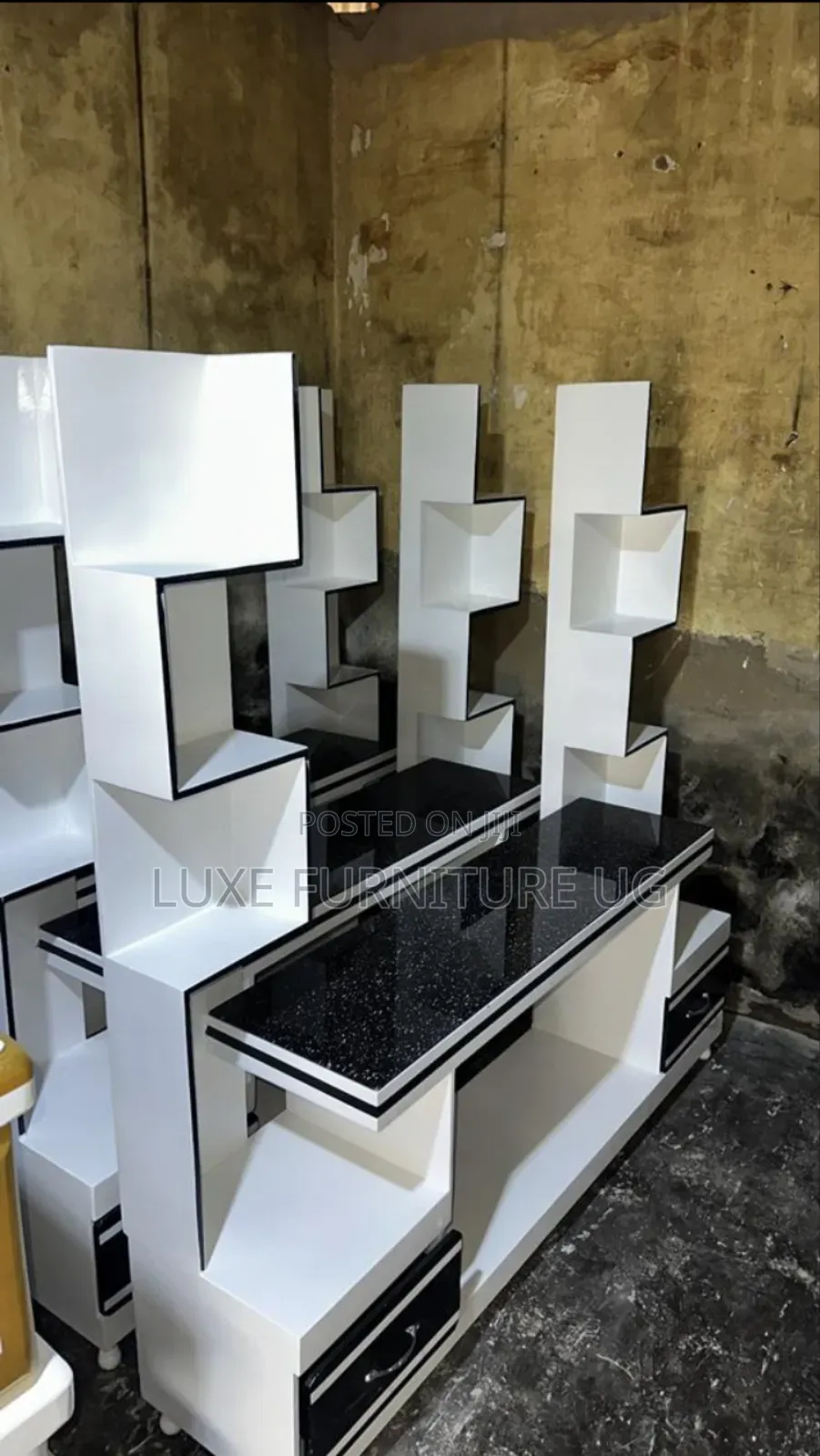 Tv Stand Black and White