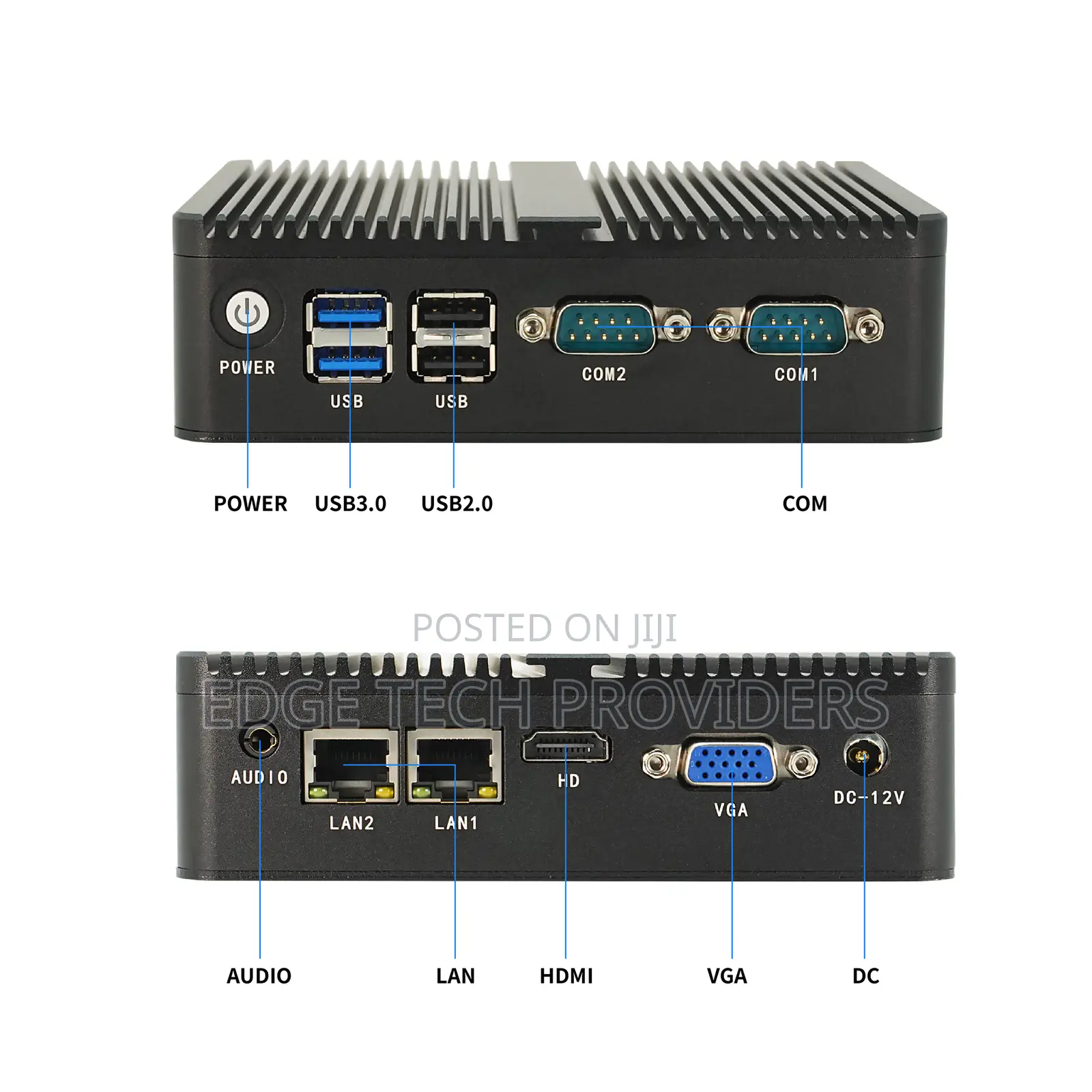 Industrial Mini Pc Cheapest Fanless Dual Core Win11 2*Ethernet Nic