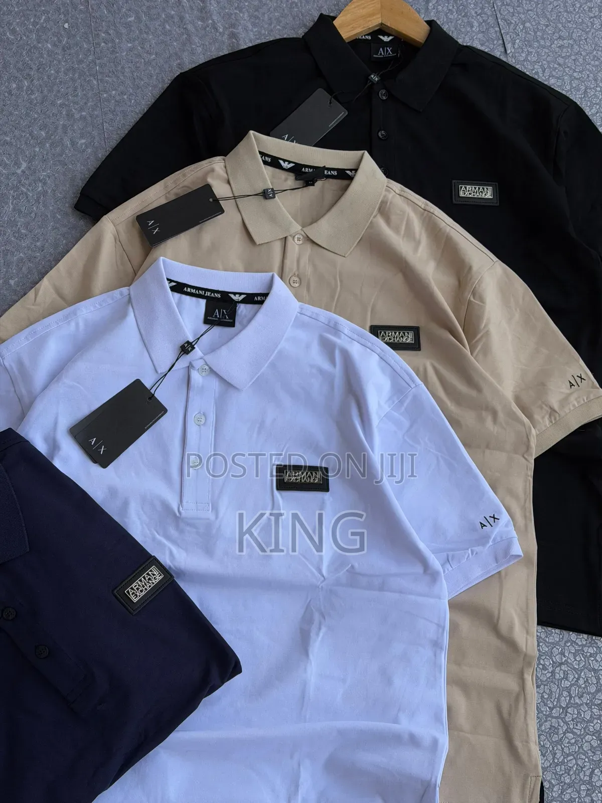 Armani Exchange Regular Fit Cotton Polo Shirt