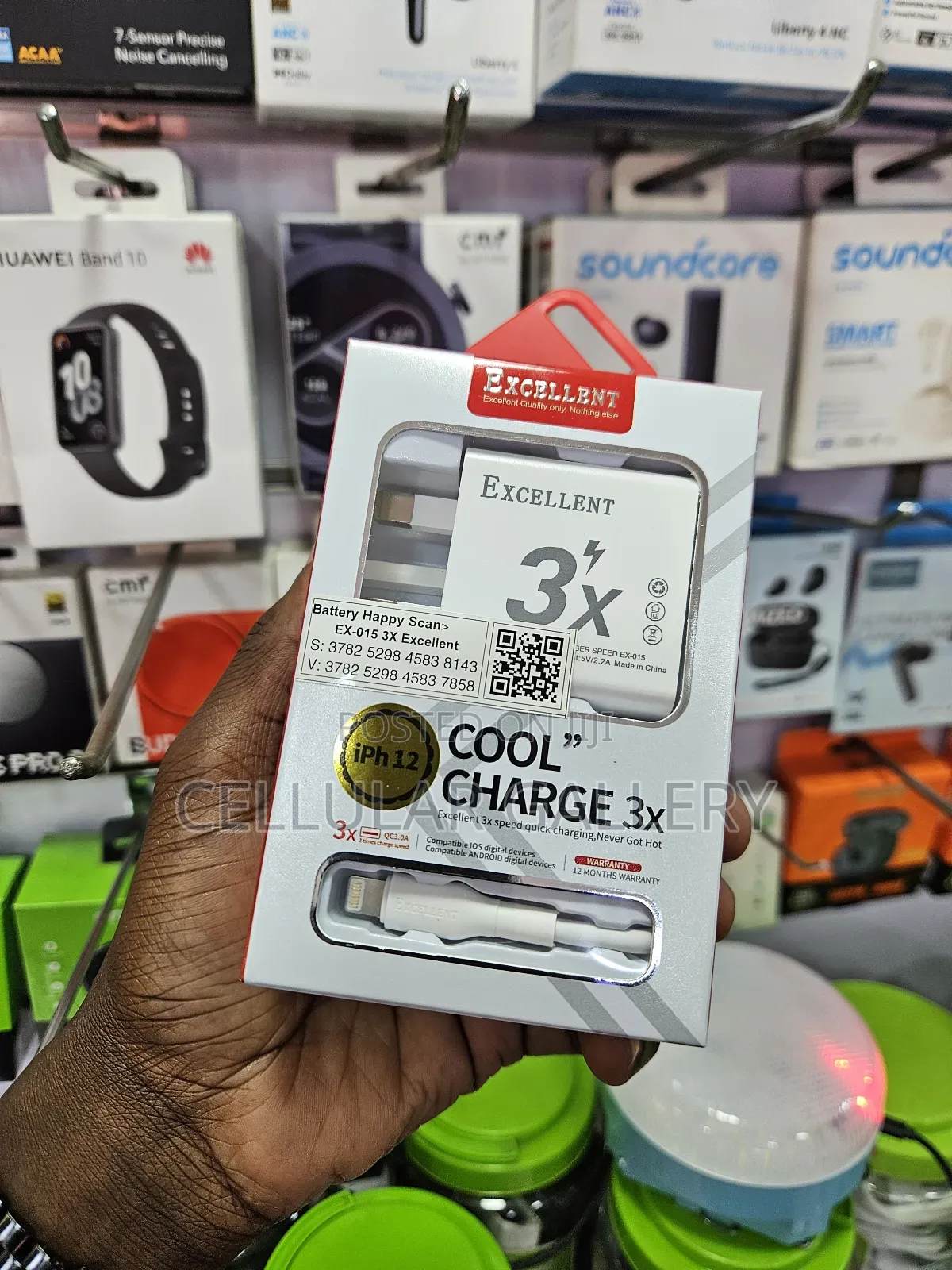 Excellent Charger 3x Lightning