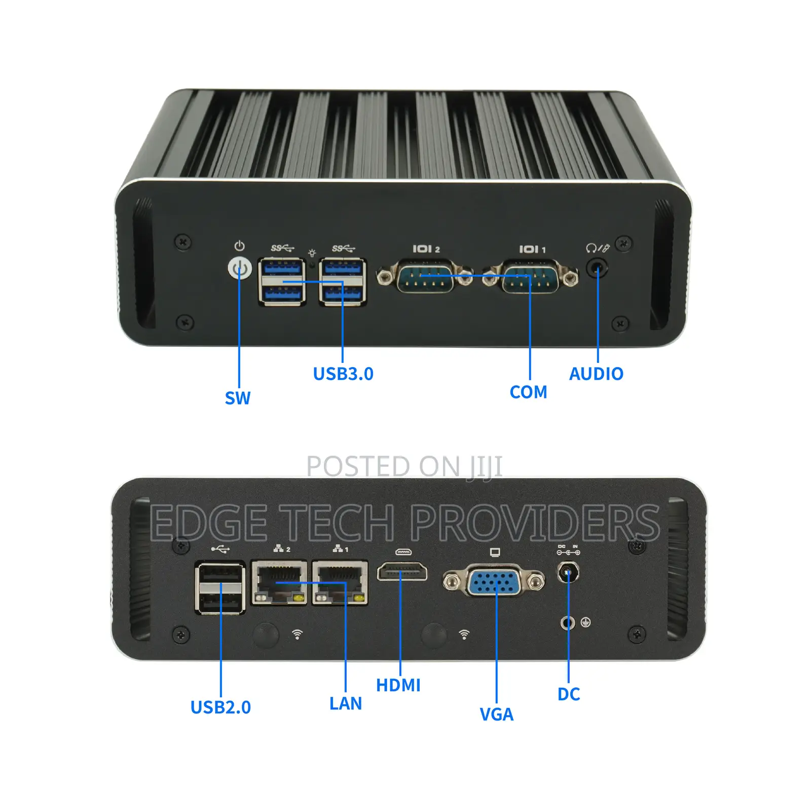 Industrial Mini Pc, Dual Network Card, I3, Fanless Computer