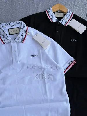 Gucci Logo-Print Cotton-Blend Polo Shirt.
