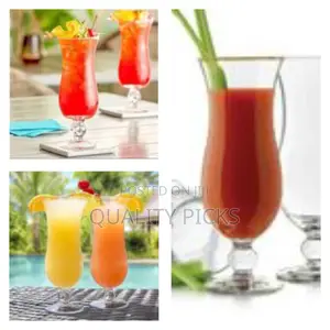 Elegant Hurricane Glass Set for Cocktails