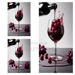 Super Cap - Crystal Clear Red Wine Glasses