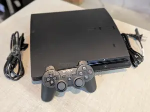 Playstation 3 Slim Ps3 Console With Cords and Controller