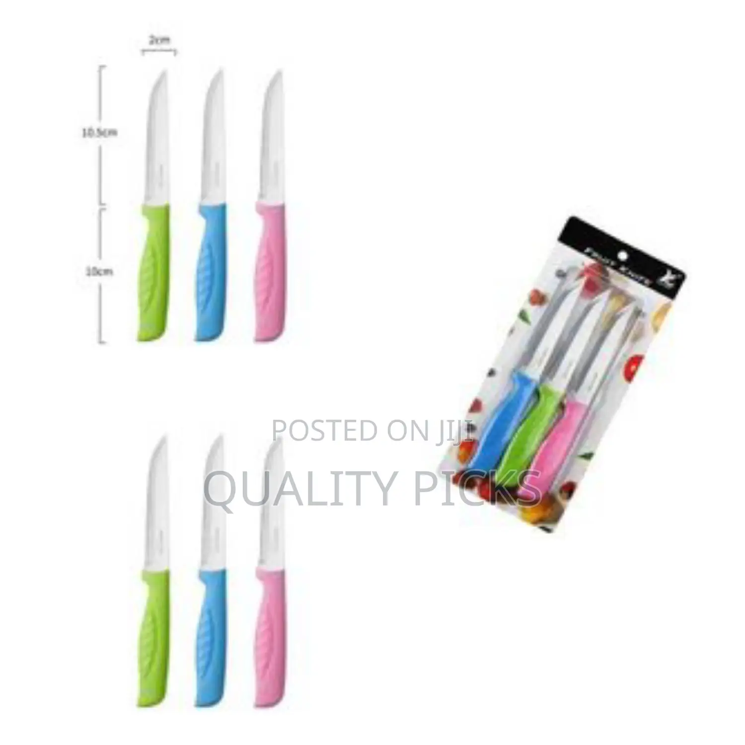 Pack of 6 Sharp Knives