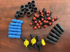 Drip Irrigation Fittings, Emitters, Rubbers, Connector, Valves Endcups