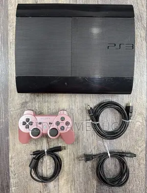 Sony Playstation 3 Ps3 Super Slim Console Plus Pink Controller