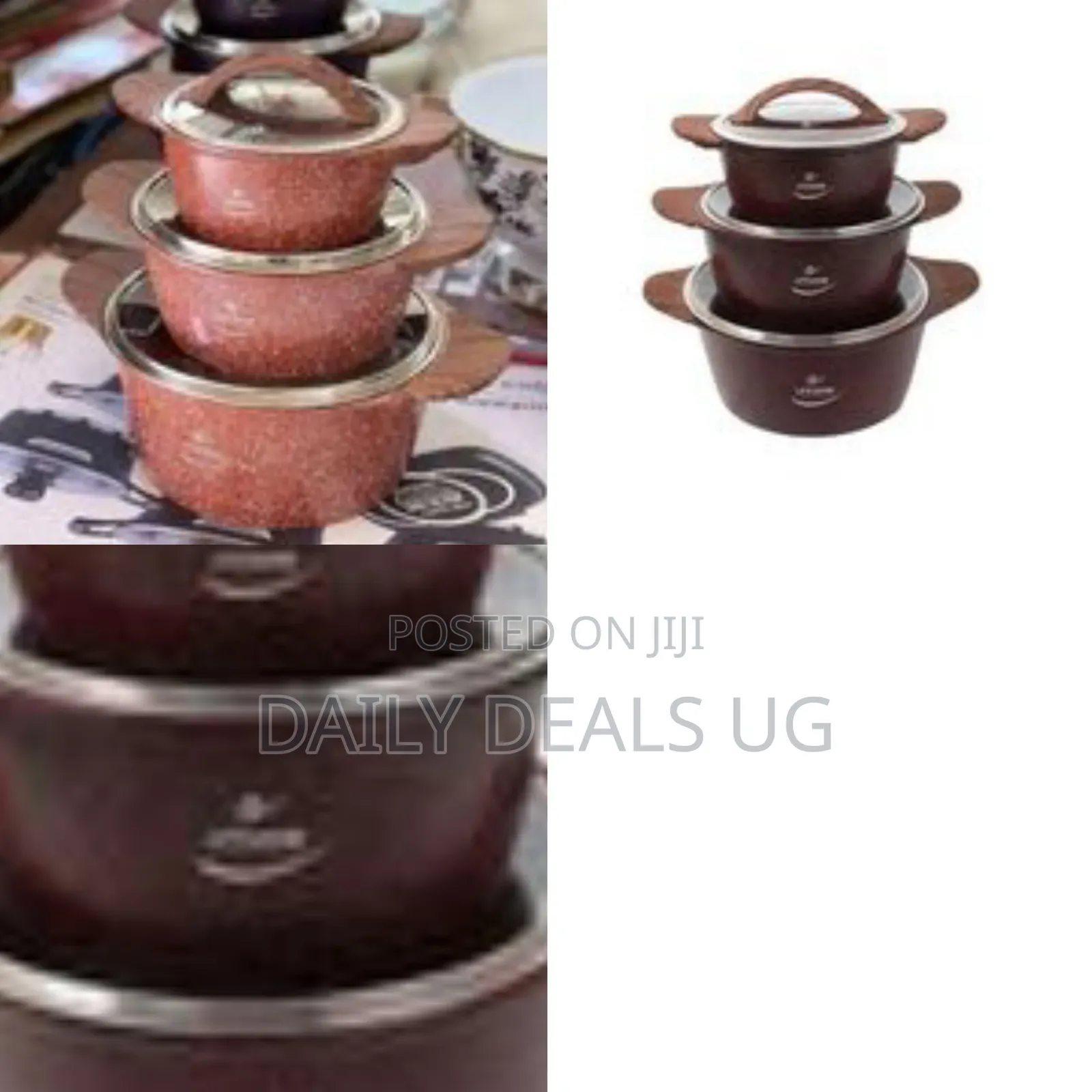 Set of Life Smile Granite -Coated Non-Stick Cookware