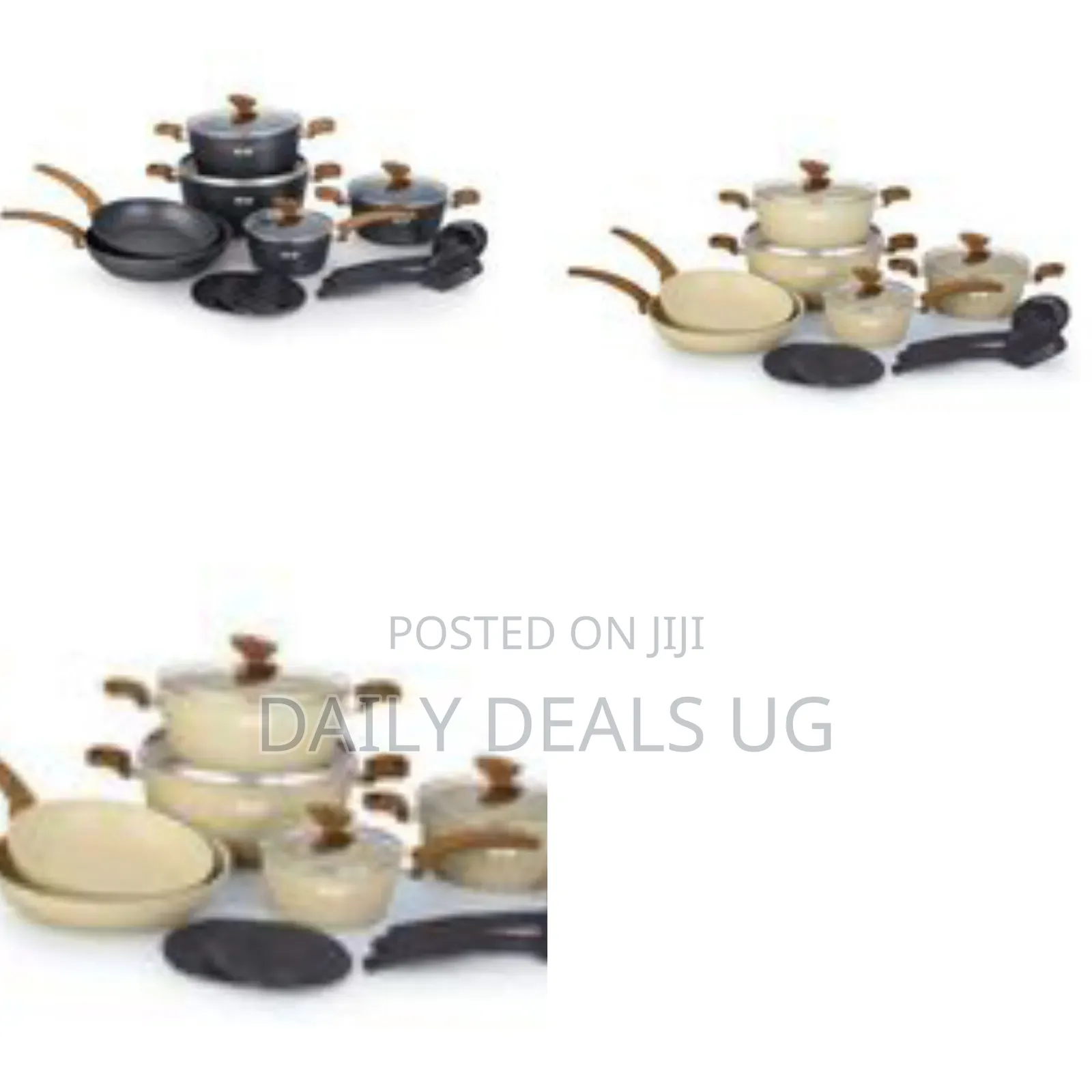 Cookware Set in a Cream Color