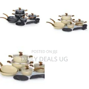 Cookware Set in a Cream Color