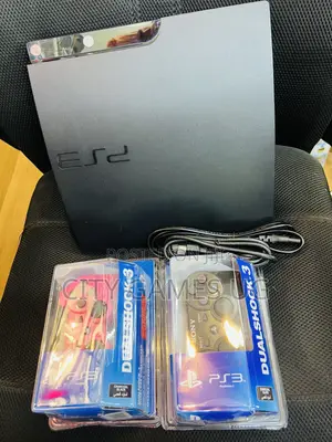 Sony Playstation 3 250gbconsole - Black Used With Allcables Controller