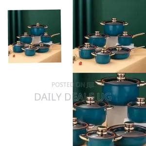Non-Stick Induction Cookware Set With Tempered Glass Lids