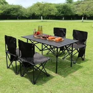 Portable Outdoor Folding Table and Chairs Set