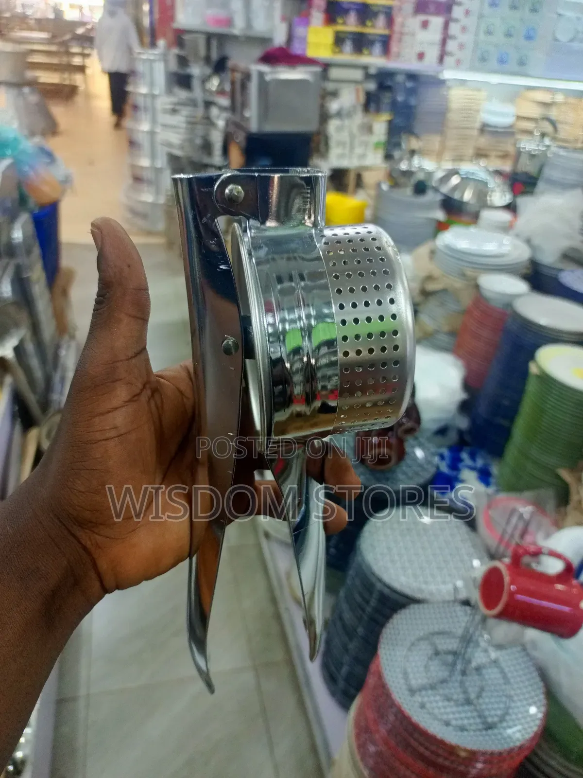 Stainless Steel Potato Ricer.