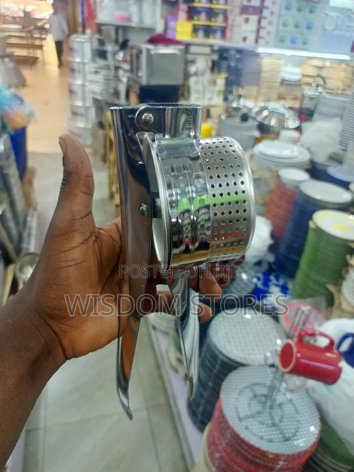 Stainless Steel Potato Ricer.