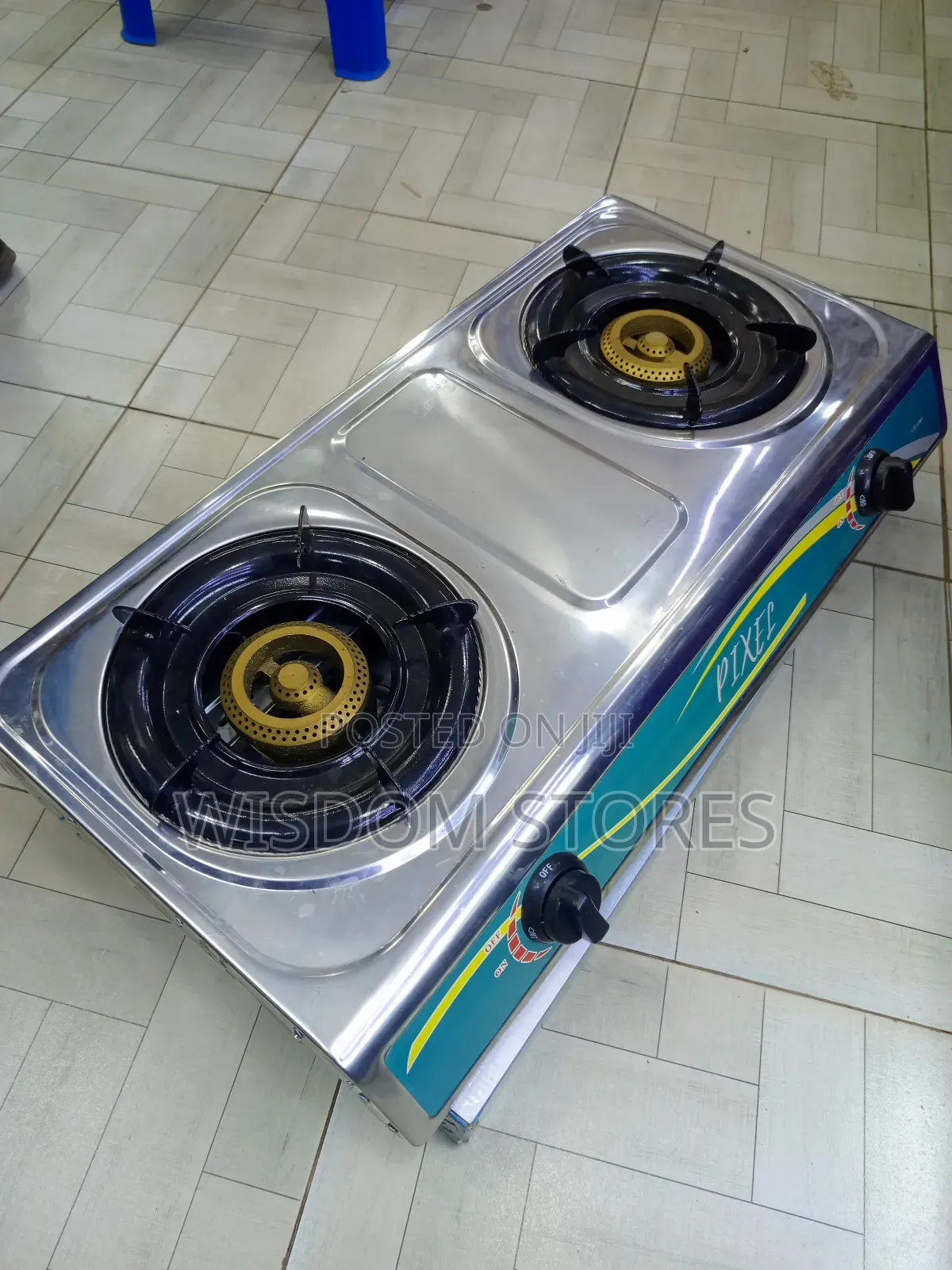 Pixel Two-Burner Gas Stove.
