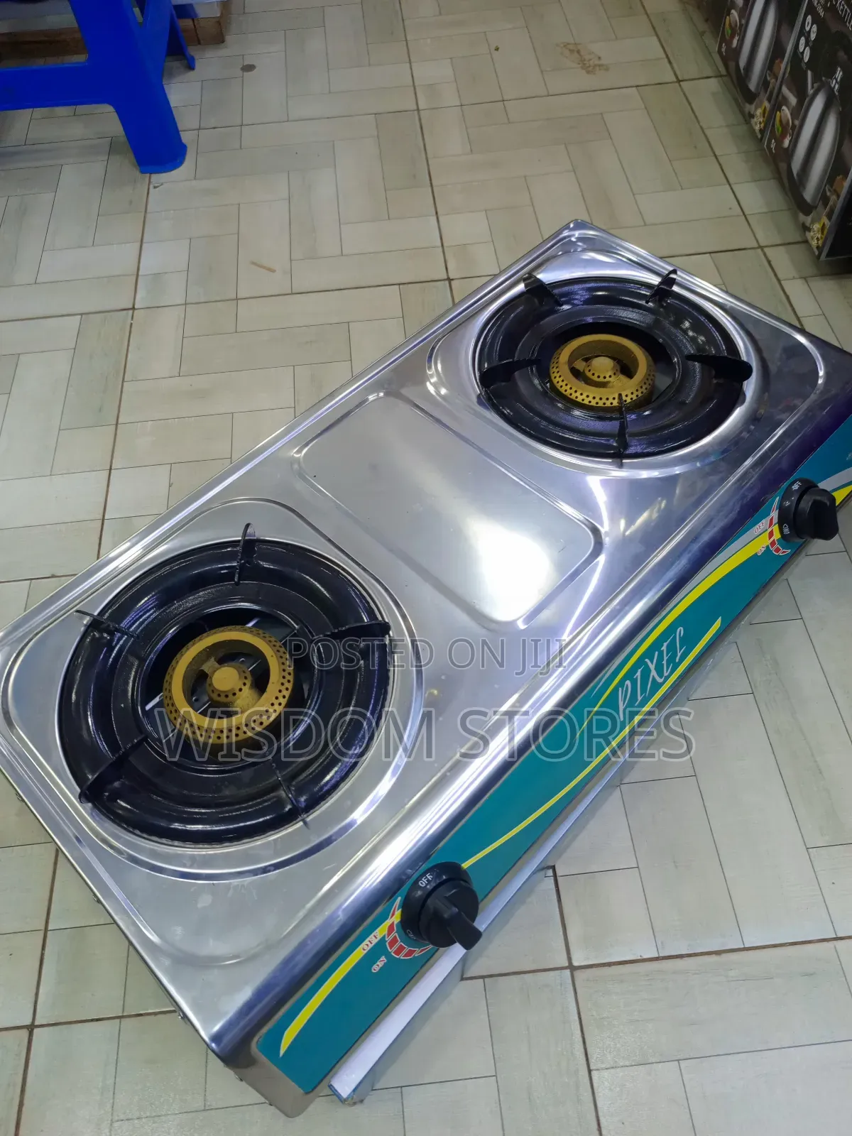 Pixel Two-Burner Gas Stove.