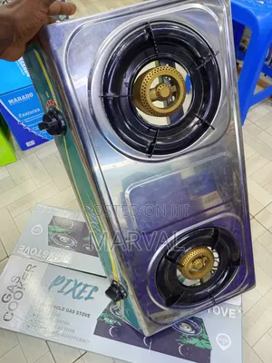 Pixel Double-Burner Gas Stove
