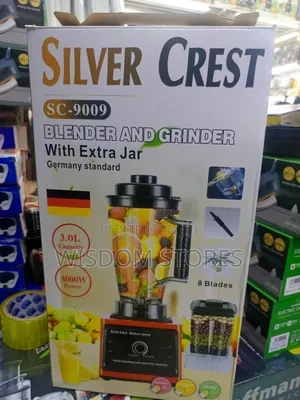 Silver Crest Sc-9009 Heavy-Duty Blender and Grinder.