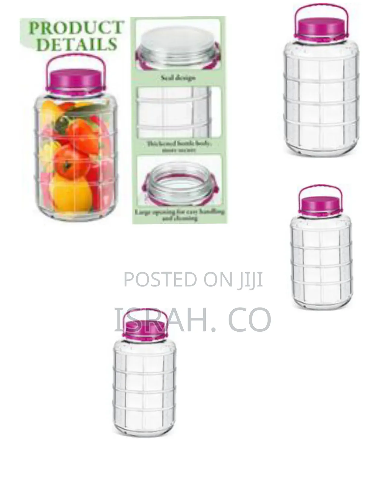 Bon Appetit 5l Air Tight Glass Jar Container