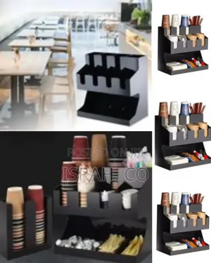 Cup Holder Grid Storage Organizer
