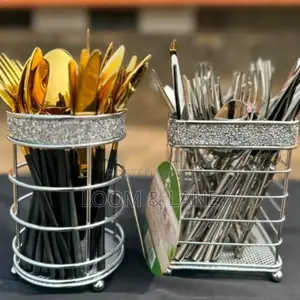 One Piece Stainless Steel Cutlery Holder