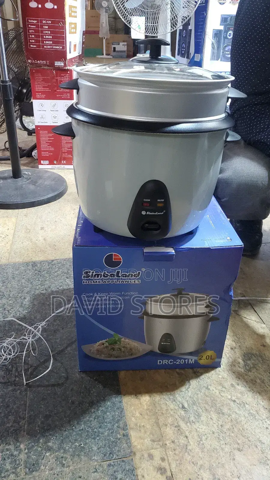 Simbaland 2l Rice Cooker With Steamer –